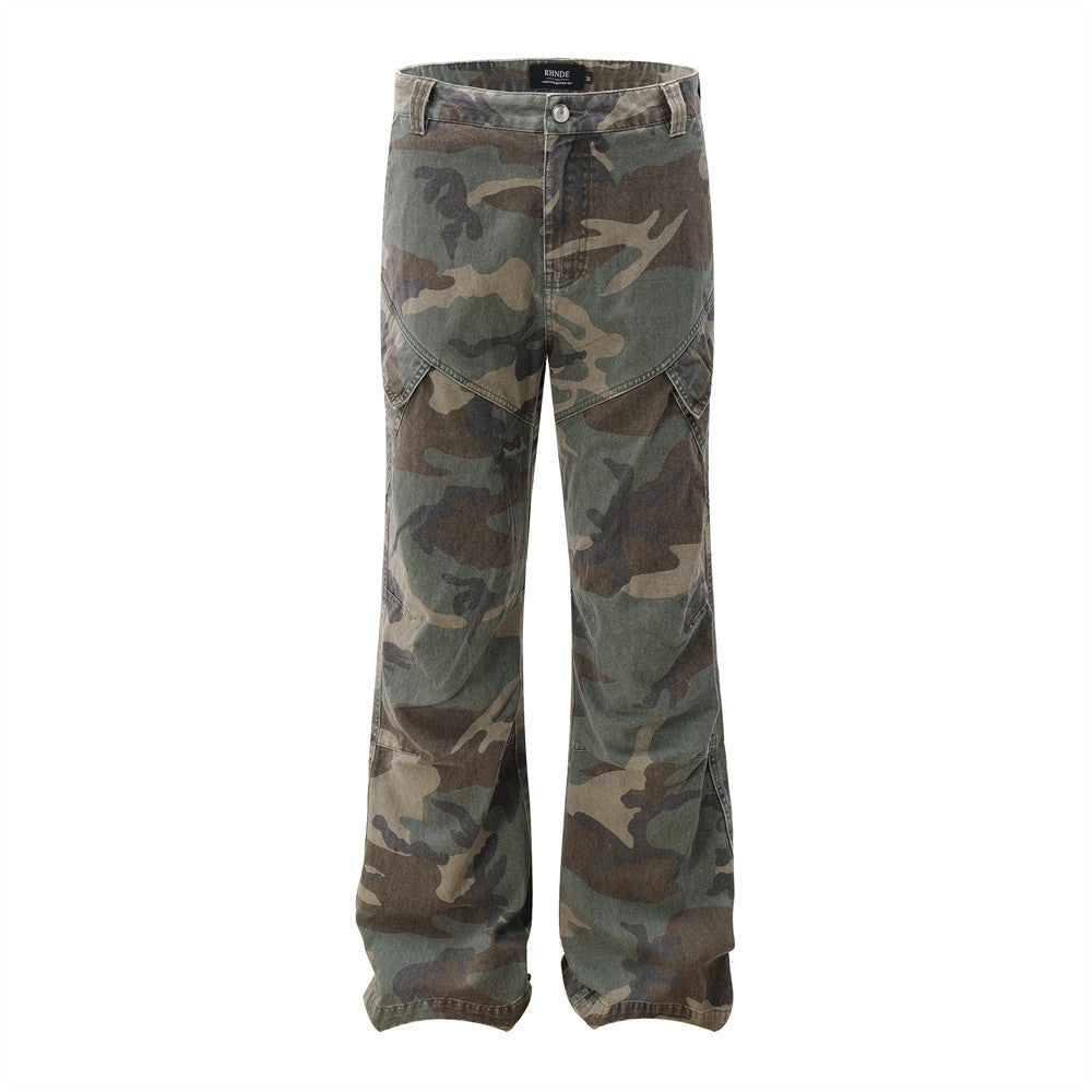 Harajuku Punk Camouflage Pants for Men