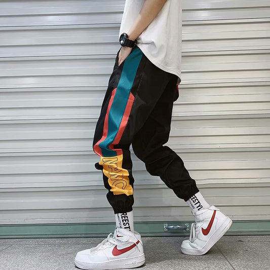 Harajuku Style Streetwear Joggers - Casual Cargo Pants for Men