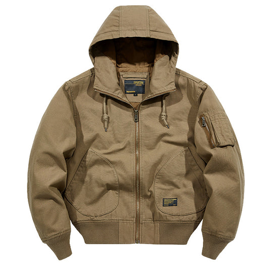 Harajuku Style Military Flight Jacket for Men