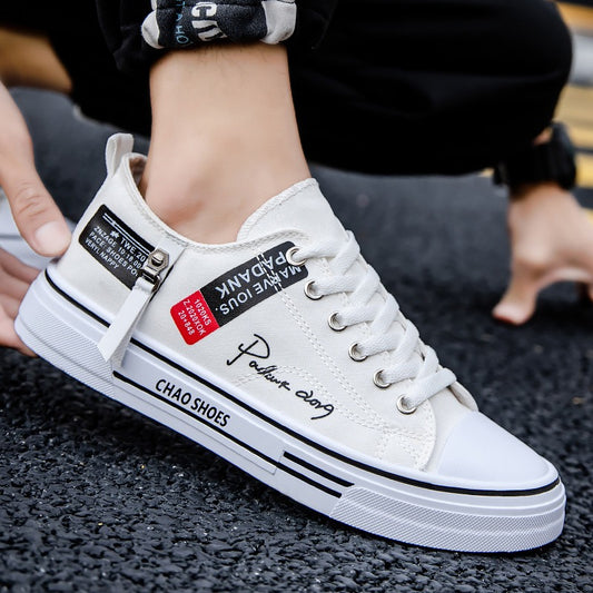 Harajuku Style Breathable Men's Canvas Shoes