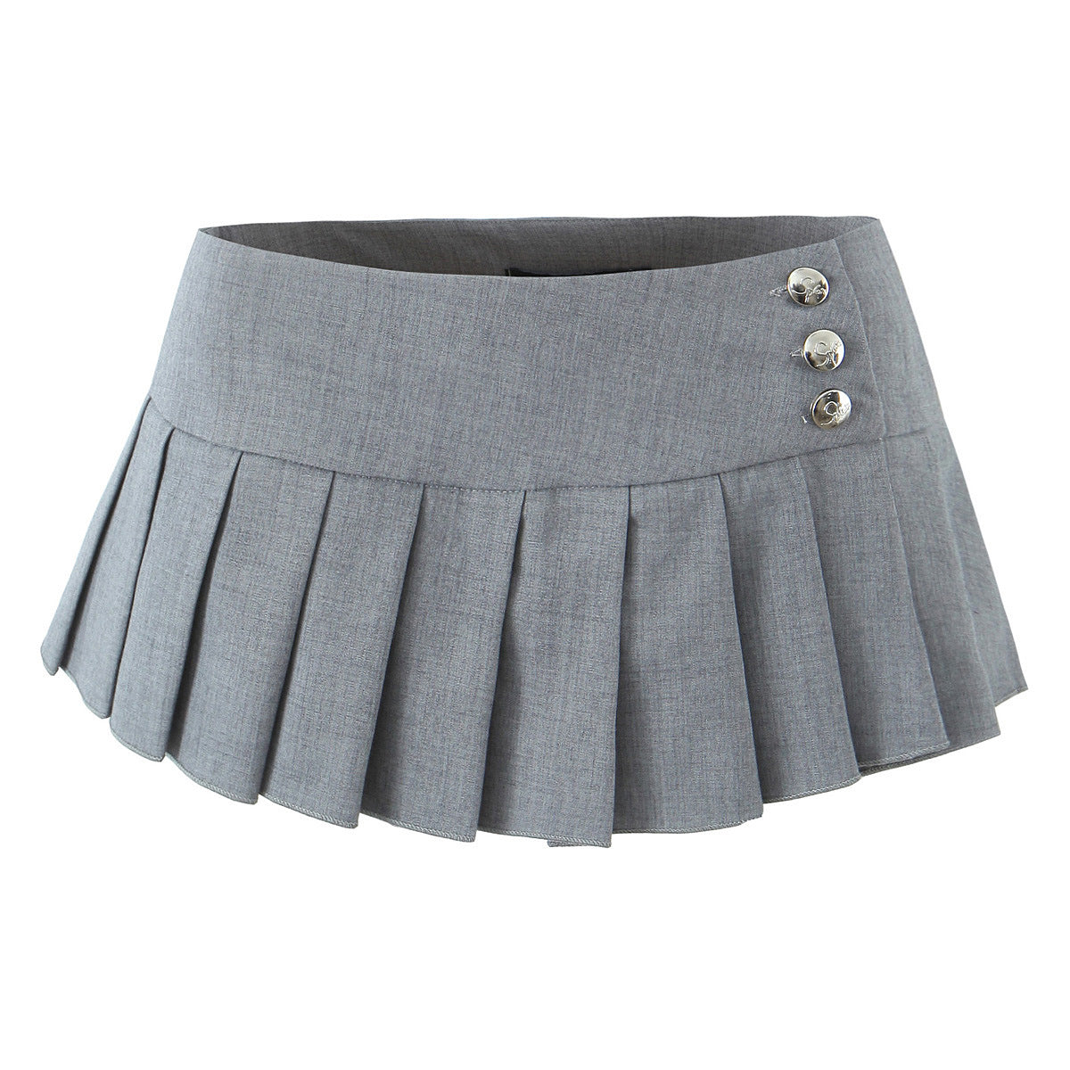 Low Waisted Pleated Skirt