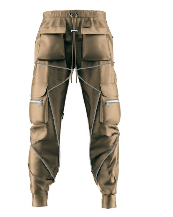 Korean Trendy Multi-Bag Overalls for Men