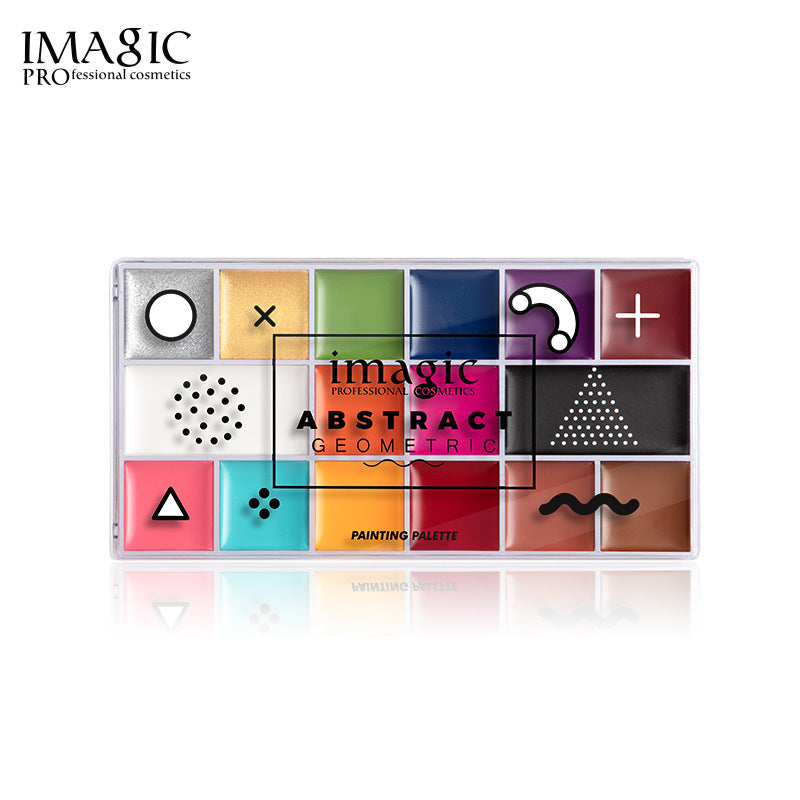 16 Color Waterproof Body Painting Palette for Harajuku Style