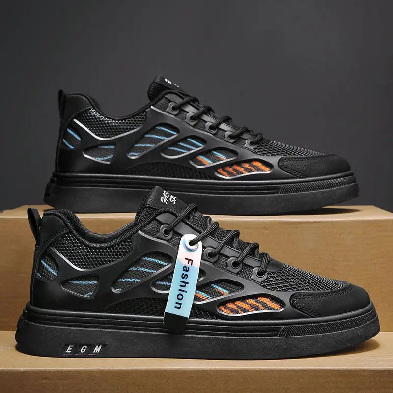 Harajuku Style Breathable Mesh Shoes for Men