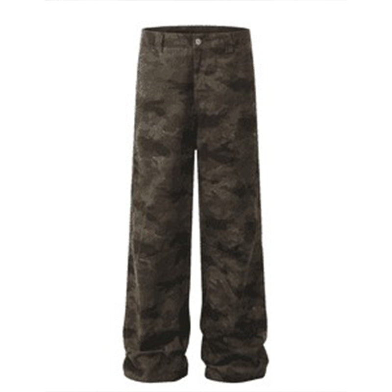 Bending Knife Camouflage Slimming Work Pants