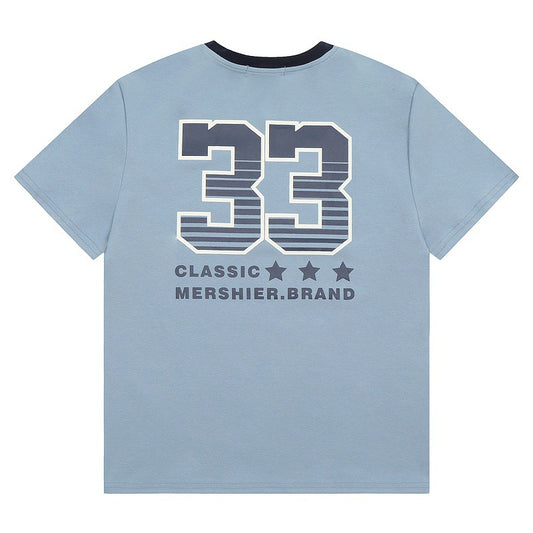 Short Sleeve T-Shirt for Men and Women Trendy Round Neck Half Sleeve