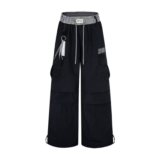 Harajuku Inspired Embroidered Wide Leg Pants