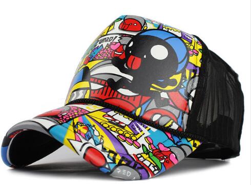 Vintage Style Unisex Trucker Snapback Hat - Harajuku Fashion