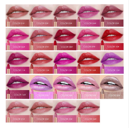 24 Colors Harajuku Soft Cream Lip Stick - Moisturizing & Waterproof