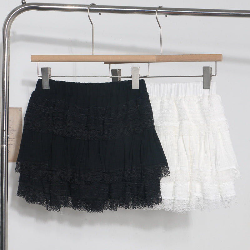 Lace Anti-Light Half Skirt for Women