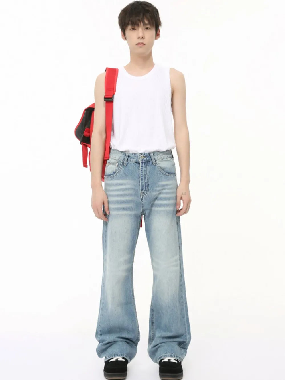 Playful Baggy Jeans with Pockets