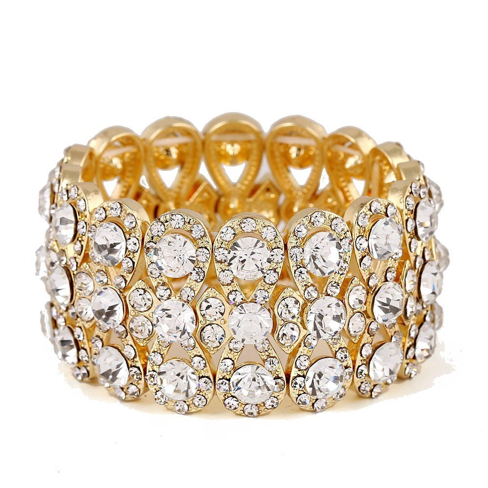 Luxury Diamond Crystal Elastic Bracelet