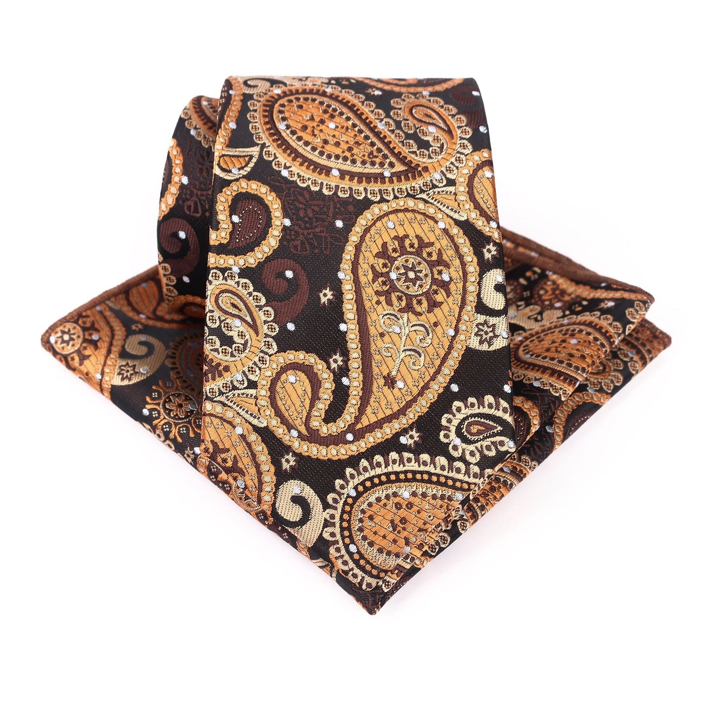 Men's Pineapple Dragonfly Pattern Jacquard Tie
