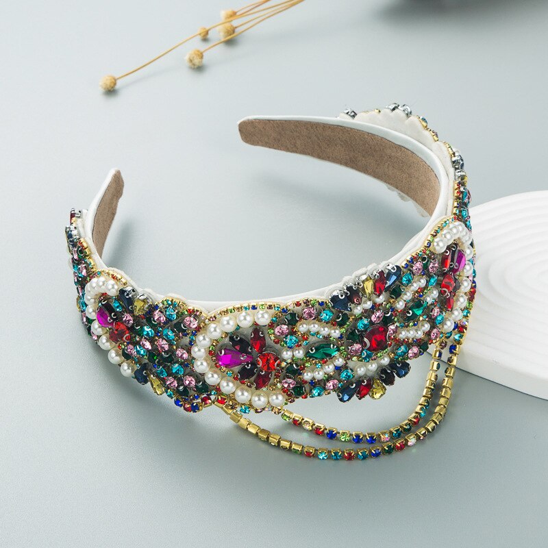 New Gorgeous Baroque Tassel Headband