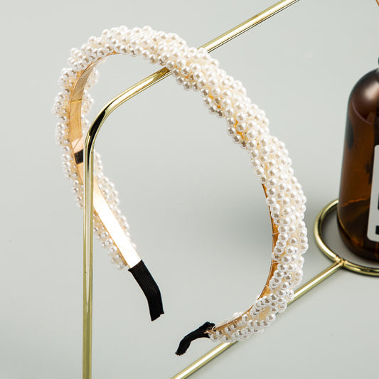 Korean Pearl Hair Hoop - Fairy Style Headband