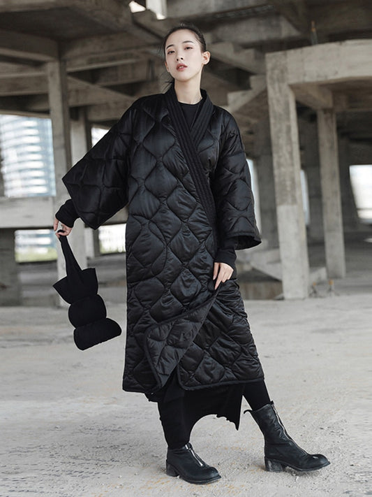 Harajuku Style Black Kimono Bandage Nightgown