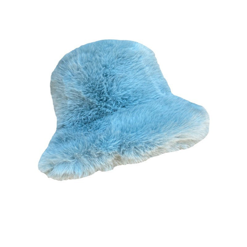 Korean Style Long Haired Fisherman Bucket Hat