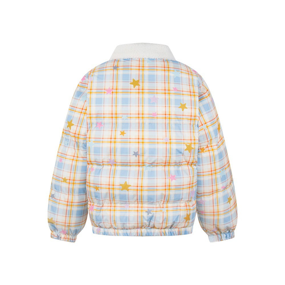 Full Sky Starry Plaid Cotton Jacket