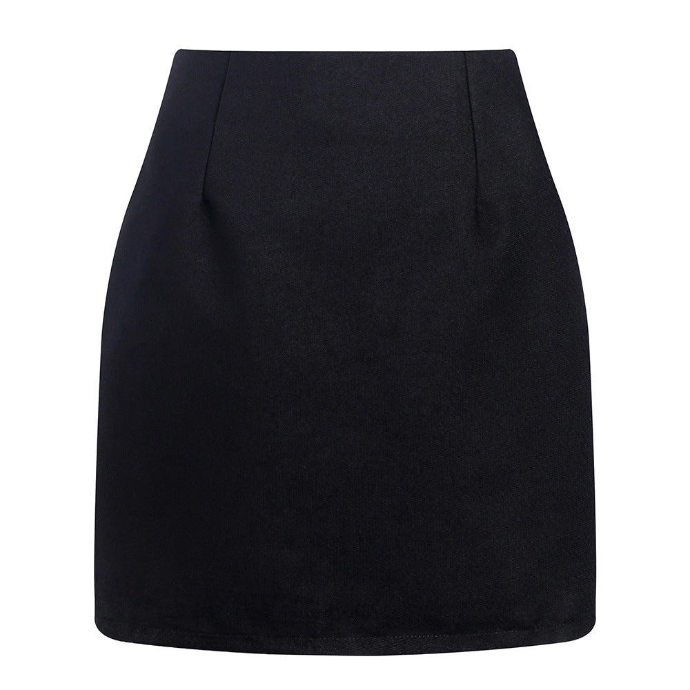 Women's High Waisted Plaid Pencil Skirt - Harajuku Style