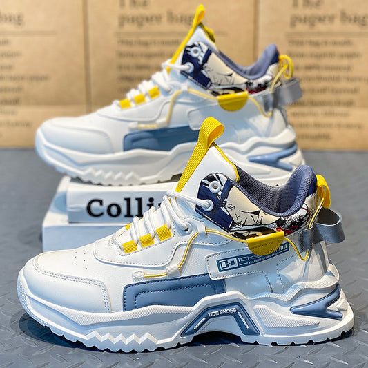 Men's Versatile Height Increasing Sports Shoes - Trendy Casual Sneakers