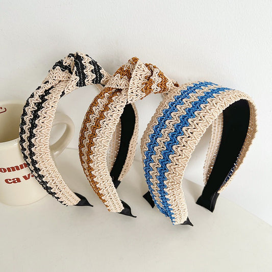 French Retro Ethnic Webbing Hair Bands