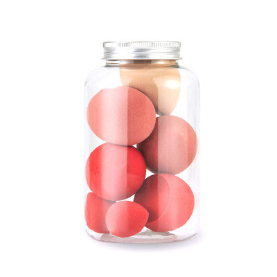 7 PCS Playful Makeup Sponge Set - Dual Use Beauty Eggs