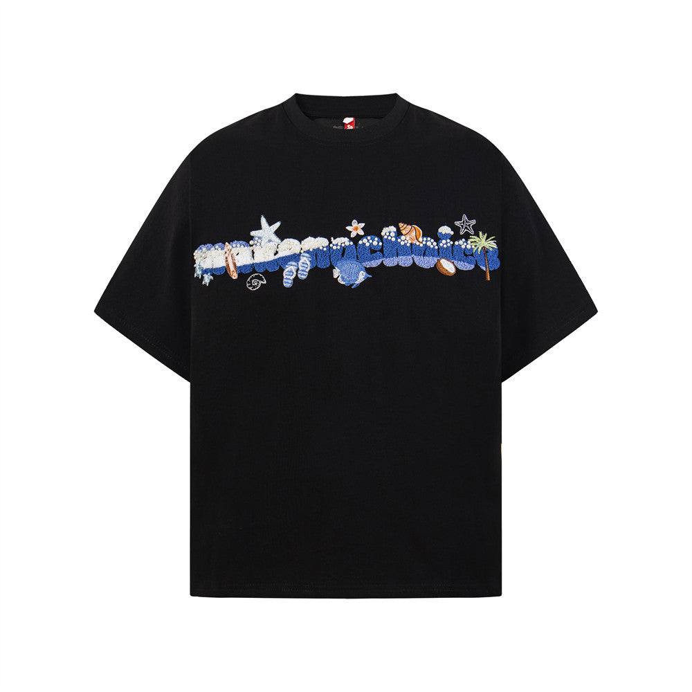 Letter Short-Sleeved T-Shirt — Harajuku Street Style Cotton Tee