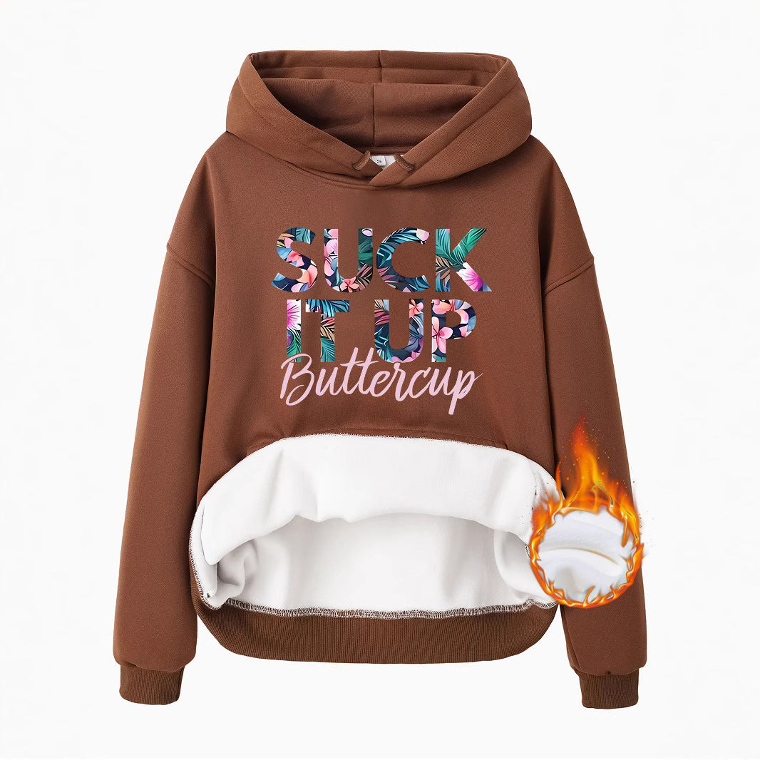 Top Hoodie Suck It Up Pattern