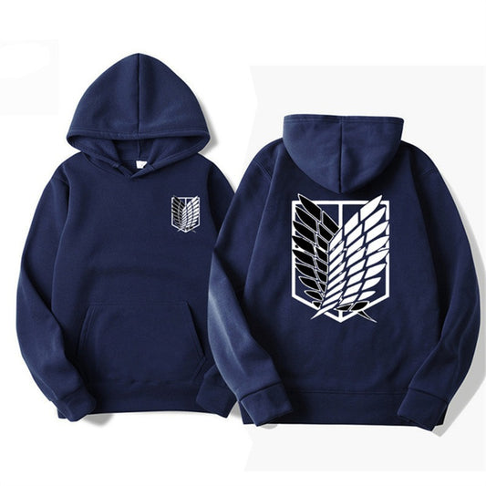 Mikasa Allen Hooded Sweatshirt - Harajuku Style