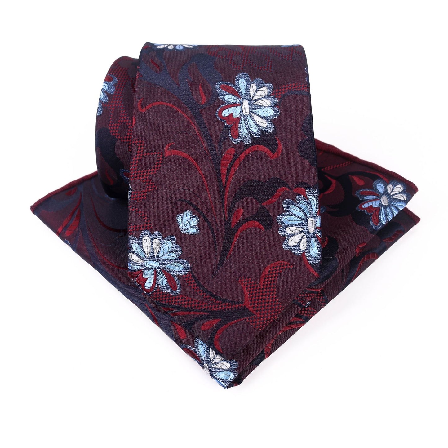 Men's Pineapple Dragonfly Pattern Jacquard Tie