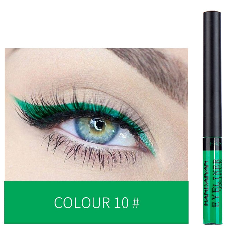 12 Color Waterproof Liquid Eyeliner - Harajuku Style
