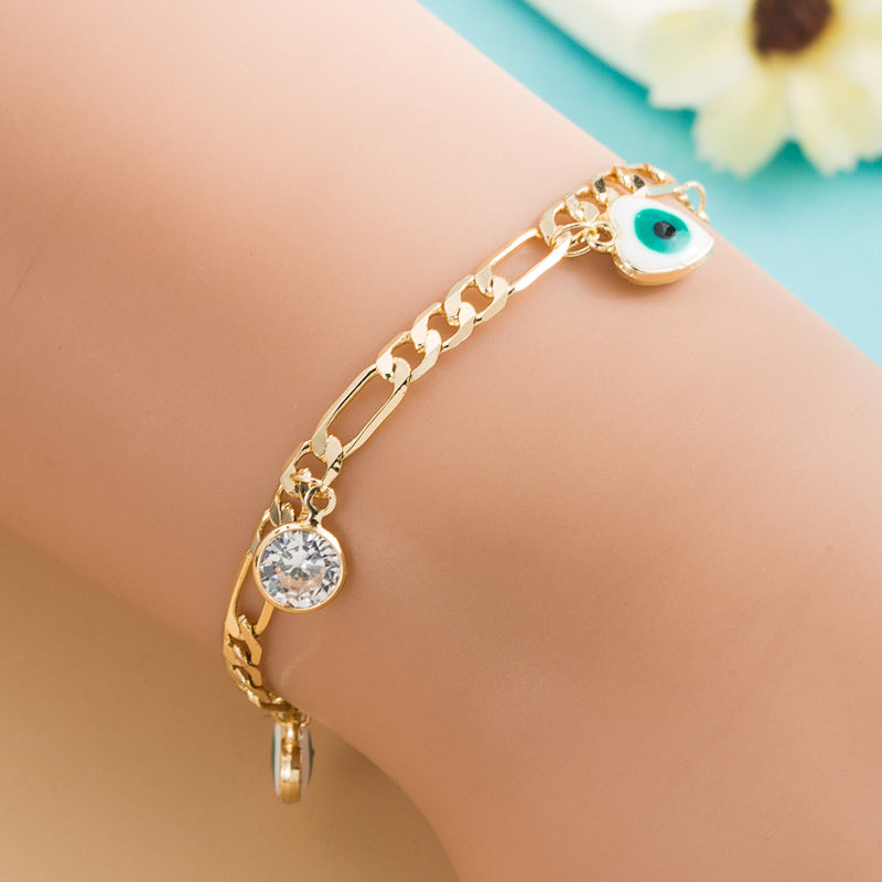 Playful Devil Eye Bracelet - Harajuku Street Fashion