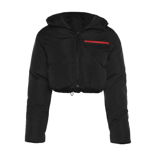 Harajuku Style Women's Casual Slim Hooded Jacket