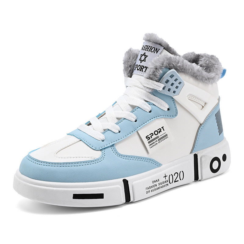 Winter Slippers Warm Men's Shoes Waterproof Non-Slip Plush Sneakers for Men