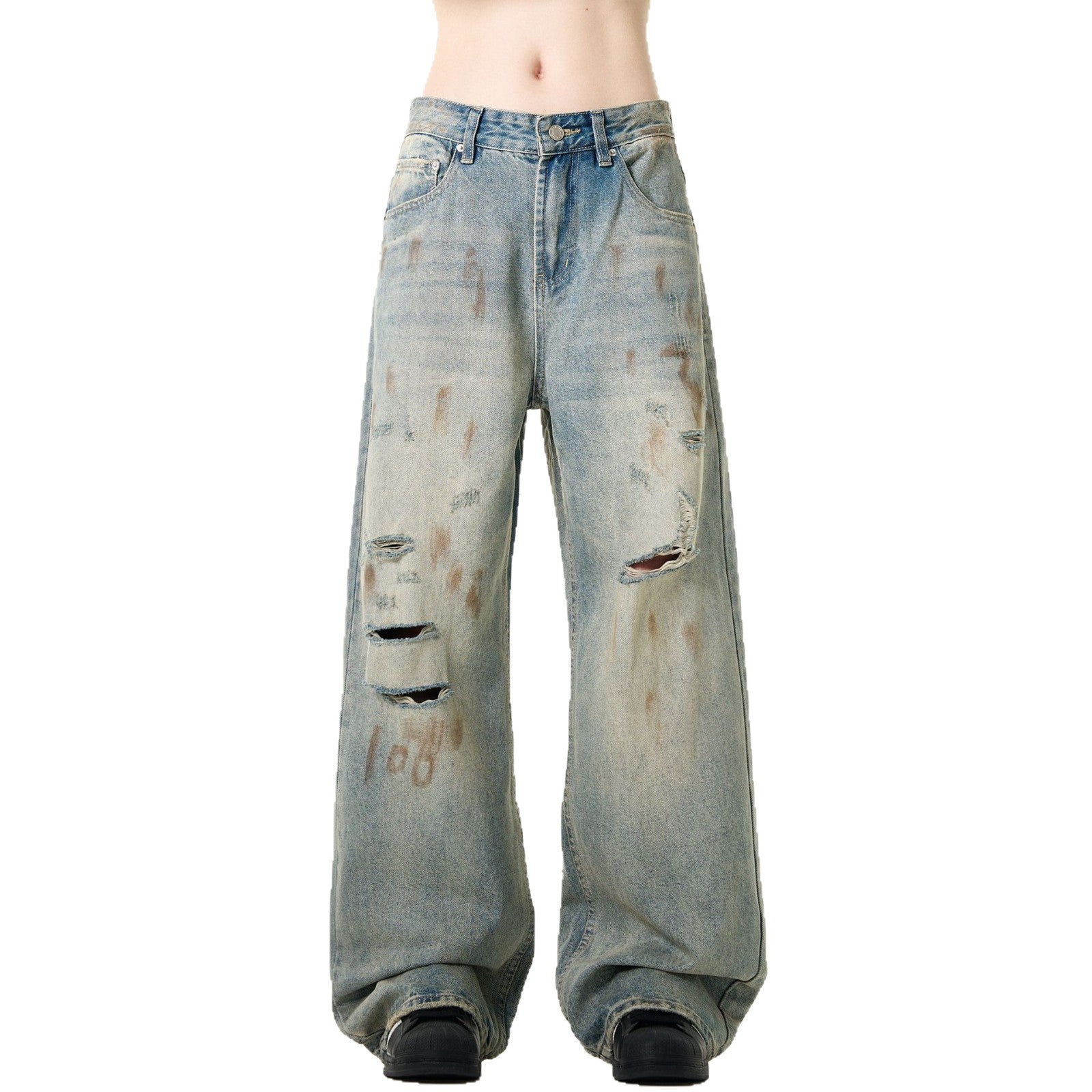 Vintage Ripped Jeans for Men - Summer Edition