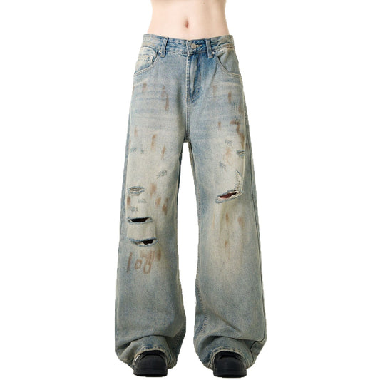 Vintage Ripped Jeans for Men - Summer Edition