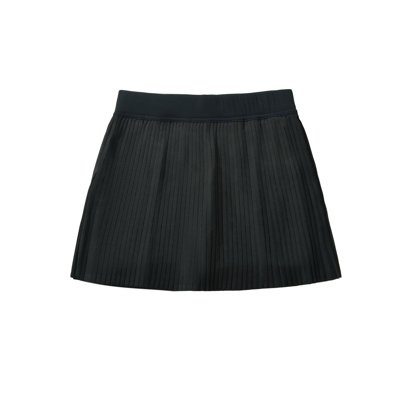 High-Waisted Accordion Pleated Half Body Skirt Tennis Skirt