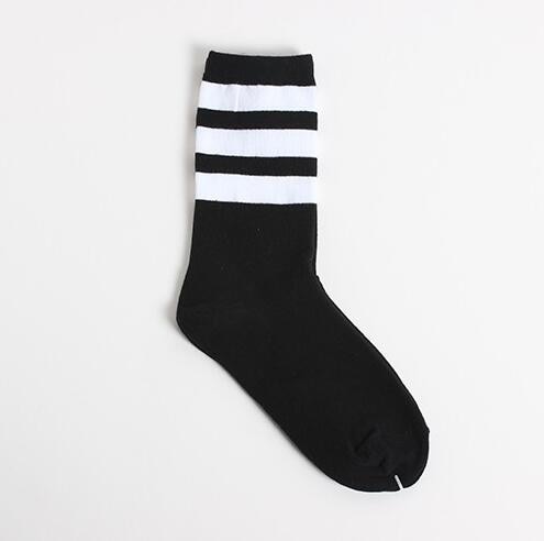 Harajuku Style Playful Three Stripes Socks