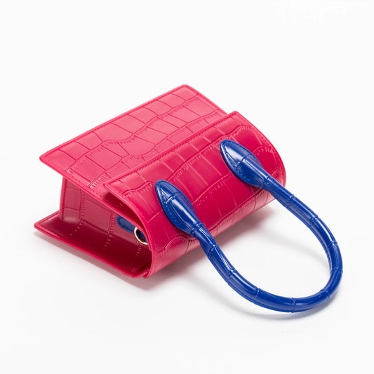 Harajuku Crocodile Pattern PVC Mini Crossbody Bag