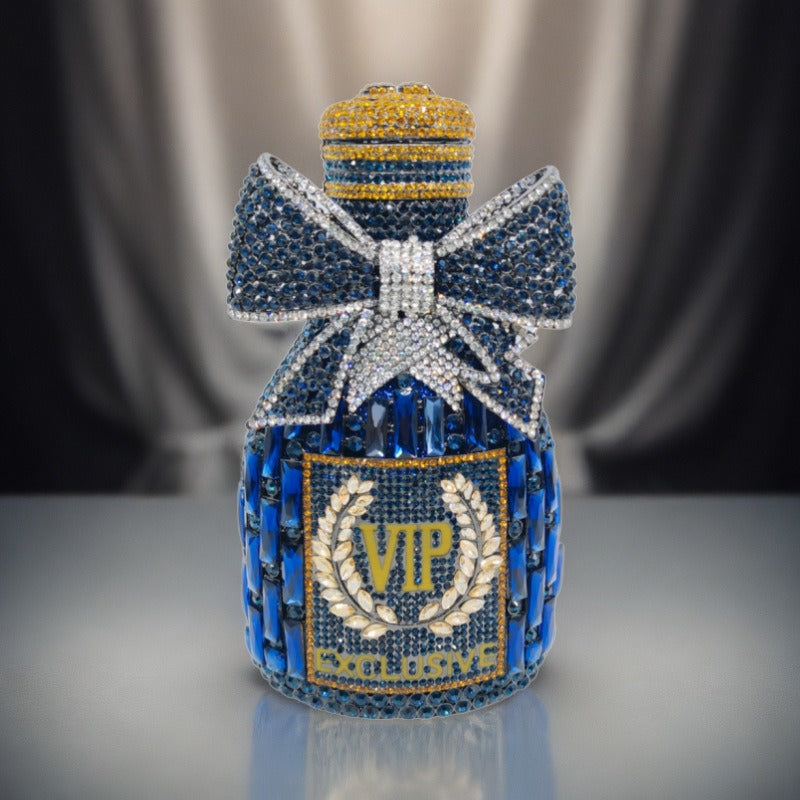 Bow Champagne Crystal Handbag for Women