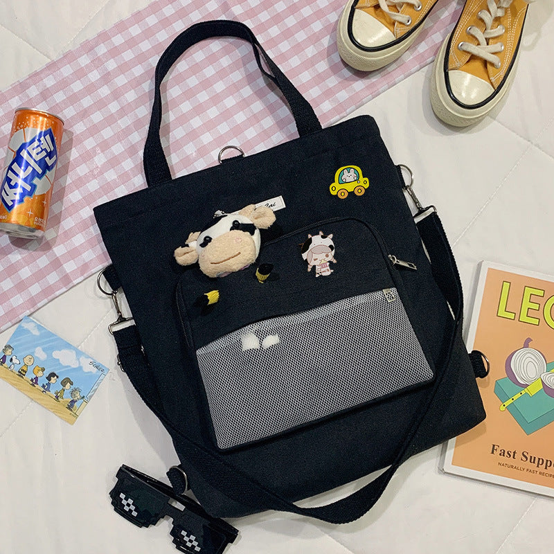 Bear Doll Multi-Purpose Canvas Bag – Harajuku Style