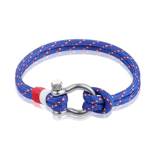 Navy Style Parachute Cord Survival Bracelet