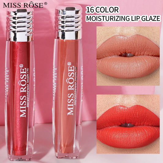 Candy Pearl Lip Gloss - Non-Sticky Velvet Finish