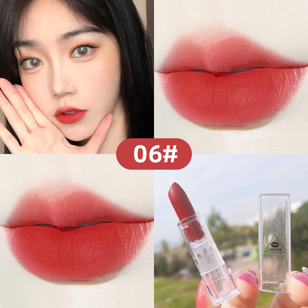 Playful Peach Pink Matte Lipstick - Harajuku Style