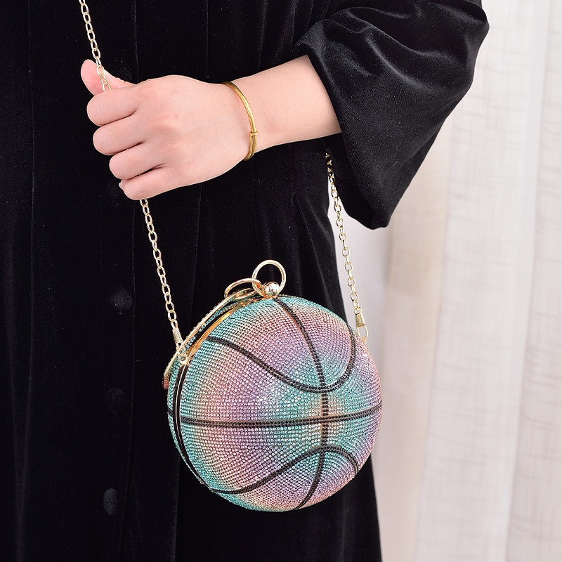 Harajuku Style Basketball Banquet Bag - Versatile Colorful Handheld Bag