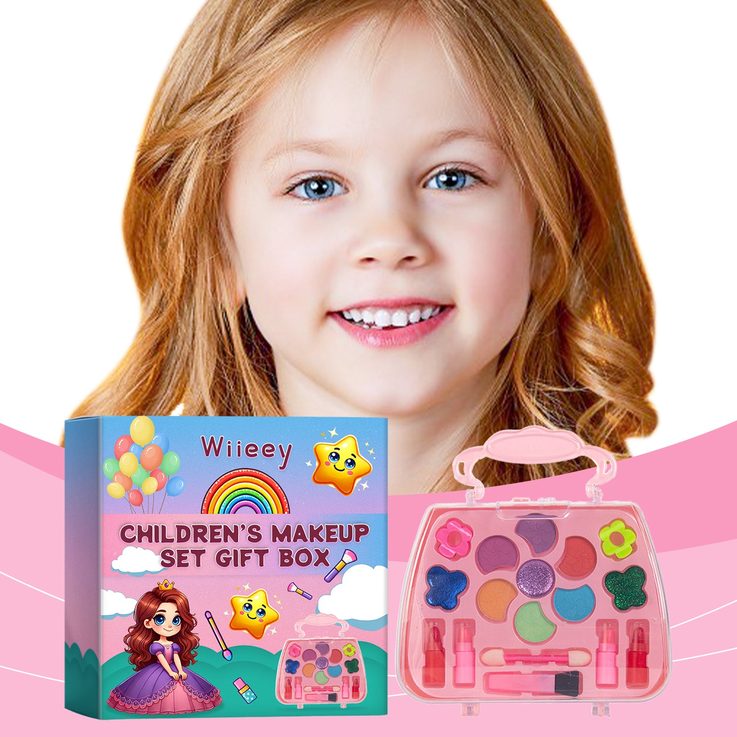 Playful Kids Makeup Set Gift Box for Creative Fun
