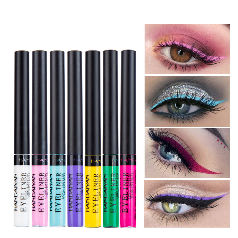 Harajuku Style Matte Quick-Drying Liquid Eyeliner - 12 Colors