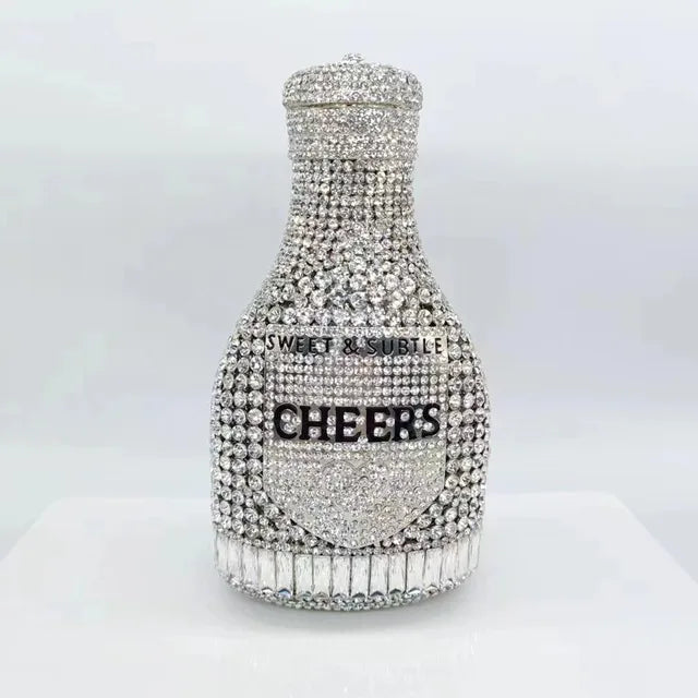 Harajuku Style Rhinestone Evening Bag for Women