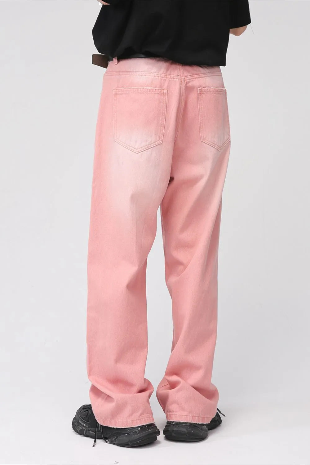 Playful Pocketed Baggy Jeans