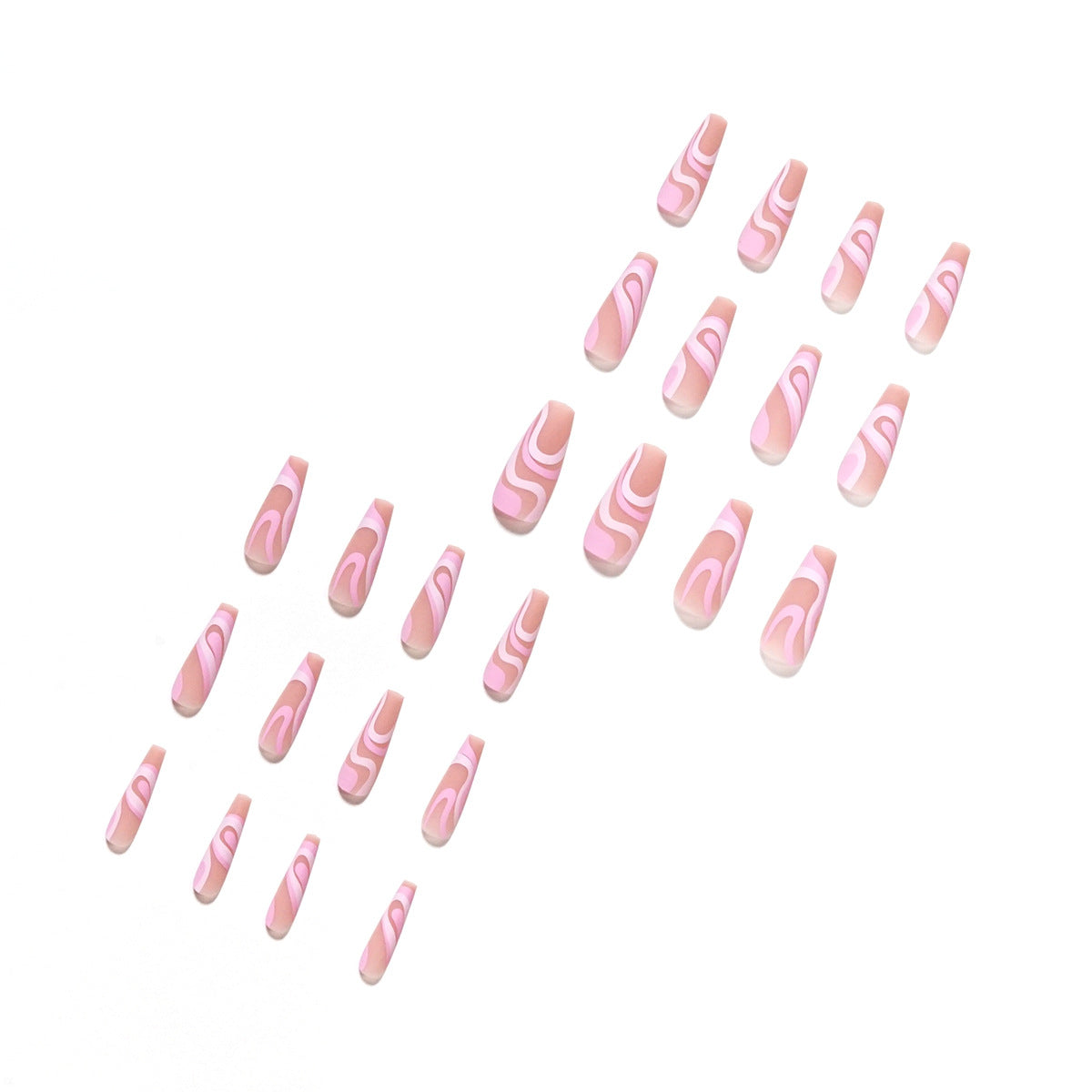 Harajuku Rose Color Matching Press-On Nails